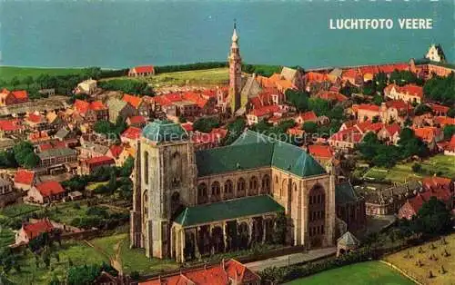 AK / Ansichtskarte  Veere Zeeland NL Stadtbild mit Kirche