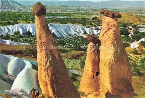 AK / Ansichtskarte  Nevsehir Turkey The fairy chimneys near uerguep