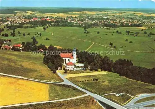 AK / Ansichtskarte  Allersdorf Kelheim Wallfahrtskirche Allersdorf Pfarrei Biburg