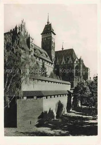 AK / Ansichtskarte  Marienburg   Westpreussen MALBORK PL Schloss des Deutschen Ritterordens Schlosskirche