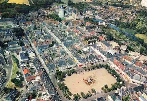 AK / Ansichtskarte  Chateaudun 28 Eure-et-Loir Vue générale aérienne et le château