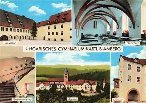 AK / Ansichtskarte  Kastl Amberg Ungarisches Gymnasium ehemalige Klosterburg Benediktinerabtei Luftaufnahme