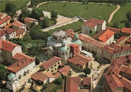 AK / Ansichtskarte  Jassans-Riottier Vue génerale aérienne Eglise