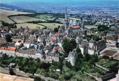 AK / Ansichtskarte  Autun 71 Saone-et-Loire Vue générale aérienne Eglise