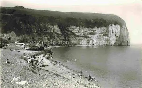 AK / Ansichtskarte  Yport LE HAVRE 76 Seine-Maritime La plage et les falaises