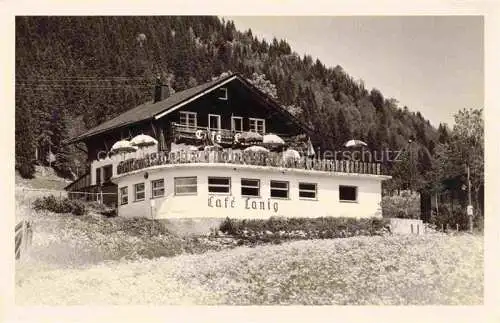 AK / Ansichtskarte  Oberjoch Bad Hindelang Cafe Pension Lanig