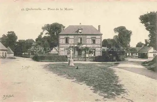 AK / Ansichtskarte  Quiberville Dieppe 76 Seine-Maritime Place de la Mairie