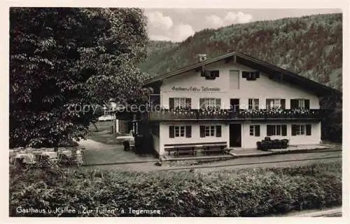 AK / Ansichtskarte  Rottach-Egern Tegernsee Gasthaus Kaffee Zur Tuften