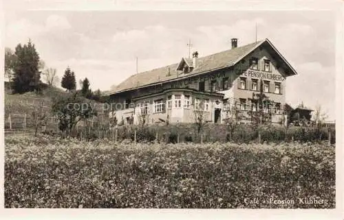 AK / Ansichtskarte  Seifriedsberg Sonthofen Allgaeu Bayern Cafe Pension Kuehberg