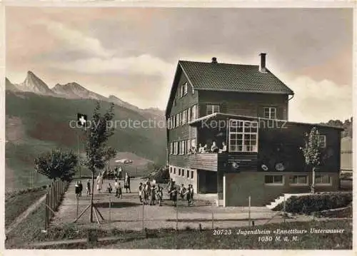 AK / Ansichtskarte  Unterwasser  Toggenburg SG Jugendheim Ennetthur