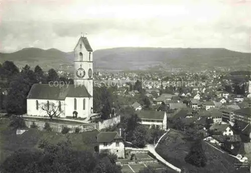 AK / Ansichtskarte  Suhr Aarau AG Fliegeraufnahme Kirche