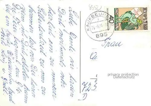 AK / Ansichtskarte  Kaufbeuren Kaiser Max Strasse mit Rathaus