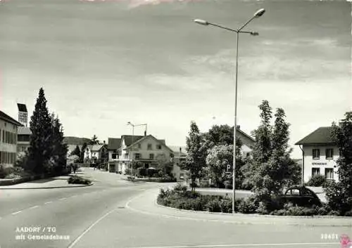 AK / Ansichtskarte  Aadorf Frauenfeld TG Dorfpartie mit Gemeindehaus