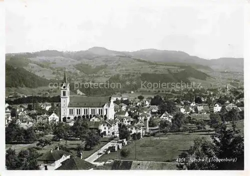 AK / Ansichtskarte  Buetschwil Toggenburg SG Panorama mit Kirche