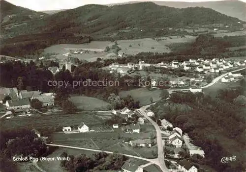 AK / Ansichtskarte  Egg Allgaeu Bayern Fliegeraufnahme Schloss Egg