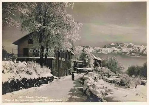 AK / Ansichtskarte  Uetliberg uetliberg ZH Hotel Restaurant Uto Staffel mit Glaernisch