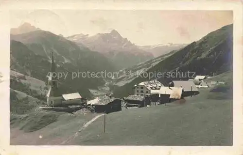 AK / Ansichtskarte  Tenna 1654m Safien Surselva GR Kurhaus Alpenblick Kirche Panorama