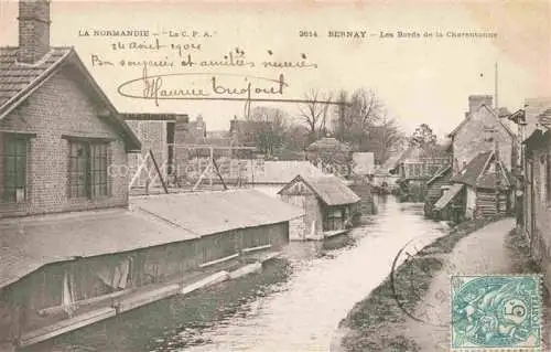 AK / Ansichtskarte  Bernay 27 Eure Les Bords de la Charenonne