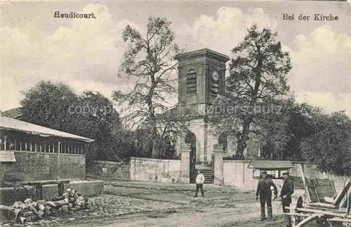 AK / Ansichtskarte  Heudicourt -sous-les-Cotes COMMERCY 55 Meuse An der Kirche