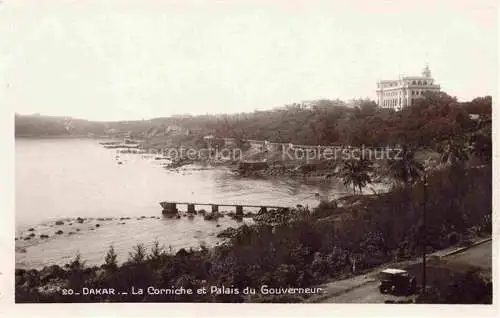 AK / Ansichtskarte  DAKAR Senegal La Corniche et Palais du Gouverneur