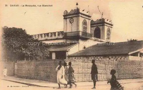 AK / Ansichtskarte  DAKAR Senegal La Mosquee rue Blanchot