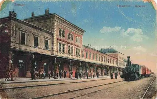 AK / Ansichtskarte  Zemun Semlin Zimony Belgrad Belgrade BEOGRAD Serbija Bahnhof