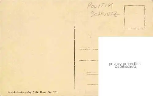 AK / Ansichtskarte  Politik Schweiz BERN BE Bundesraete Les Conseillers Federaux Hoffmann Decoppet Mott Liller