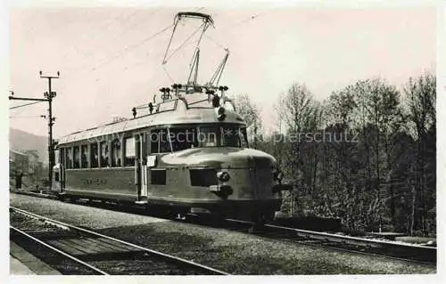 AK / Ansichtskarte  Eisenbahn Railway Chemin de Fer Elektr. Leichttriebwagen S.B.B. 