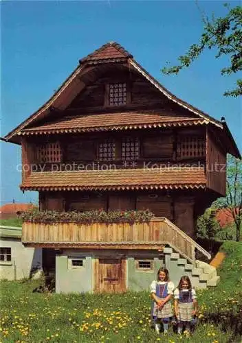 AK / Ansichtskarte  Richenthal Richental LU Speicher Spier 17. Jhdt. Luzerner Tracht