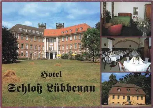 AK / Ansichtskarte  Luebbenau Spreewald Hotel Schloss Luebbenau Gaestezimmer Café Alte Kanzlei jetzt Museum