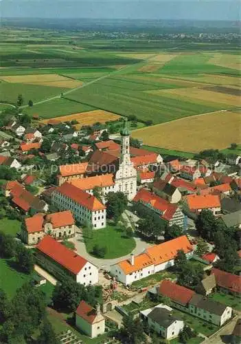 AK / Ansichtskarte  Obermedlingen Praemonstratenserstift Tepl Kirche und Klosteranlage