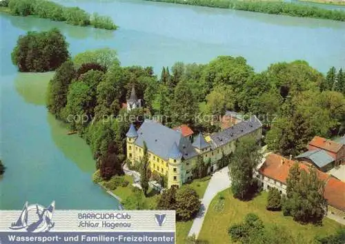 AK / Ansichtskarte  St Peter Braunau AT Baracuda-Club Schloss Hagenau Wassersport- und Familien-Freizeitcenter