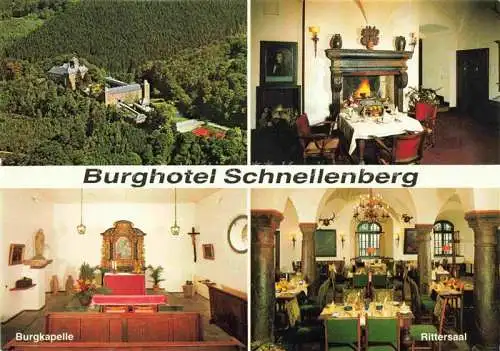 AK / Ansichtskarte  Attendorn Burghotel Schnellenberg Hotel Restaurant Burgkapelle Rittersaal