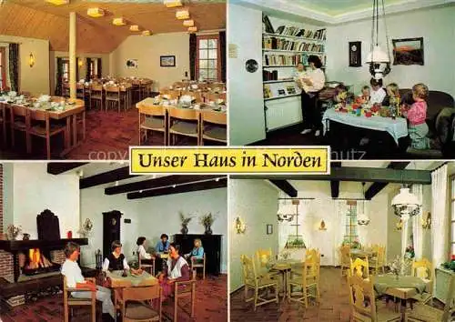 AK / Ansichtskarte  Norden  Norddeich Nordseebad Unser Haus im Norden Freizeit- und Begegnungsstaette Ev.-freikirchliches Sozialwerk Nordwestdeutschland e.V.