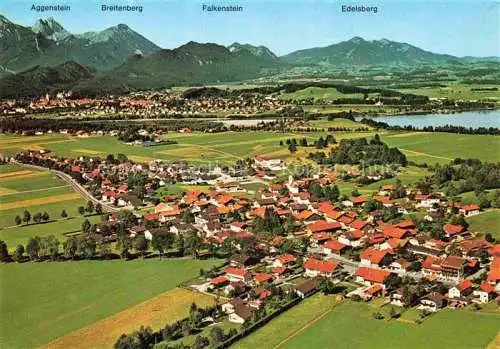 AK / Ansichtskarte  Schwangau Panorama Dorf der Koenigsschloesser