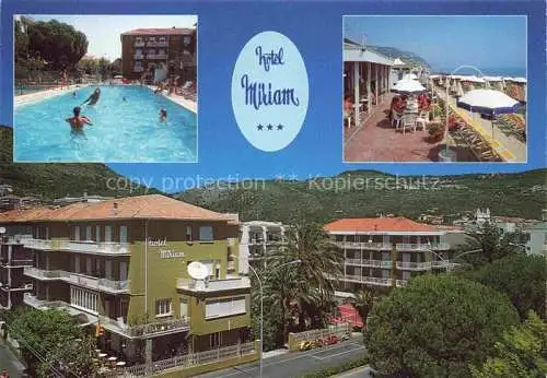 AK / Ansichtskarte  Pietra Ligure Pietraligure IT Hotel Miriam Swimming Pool