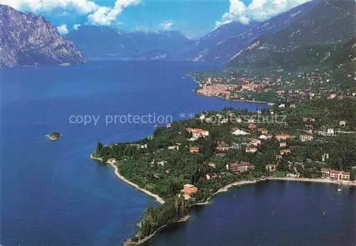 AK / Ansichtskarte  Val di Sogno Lago di Garda e Malcesine veduta aerea