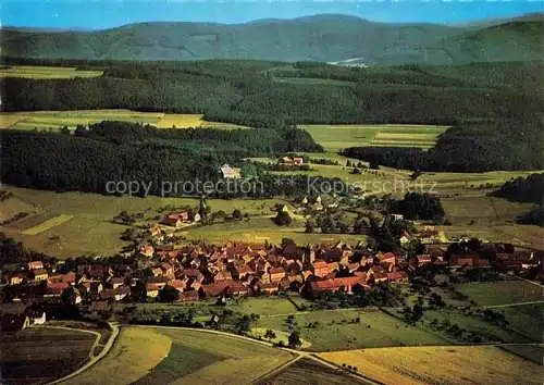 AK / Ansichtskarte  Voehl Edersee Waldeck-Frankenberg Hessen Fliegeraufnahme