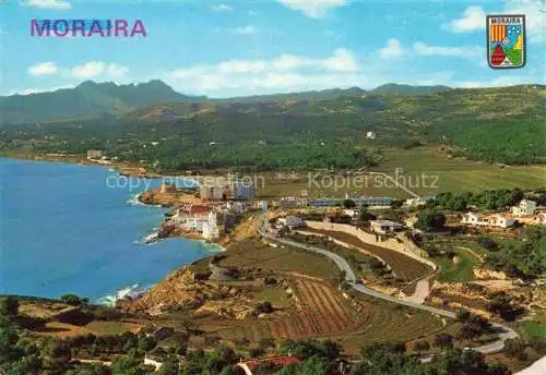 AK / Ansichtskarte  Moraira Alicante ES Vista panorámica aéro