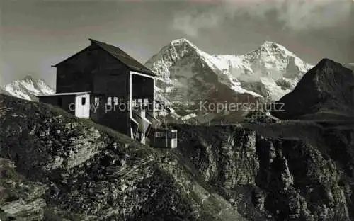 AK / Ansichtskarte  Seilbahn Cable-Car Telepherique Station Maennlichen Eiger Moench 