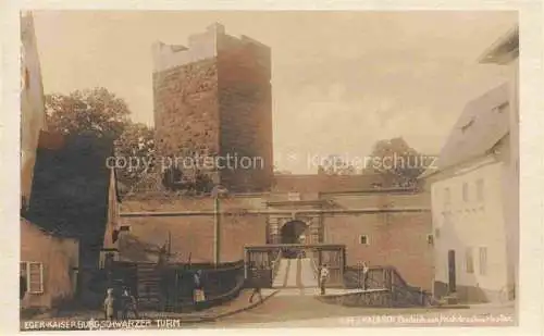 AK / Ansichtskarte  Eger  Cheb CZ Kaiserburg Schwarzer Turm