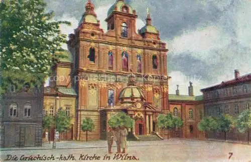 AK / Ansichtskarte  Wilna VILNIUS Wilno Lithuania Griechisch kath Kirche