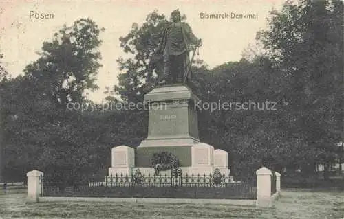 AK / Ansichtskarte  Posen  POZNAN PL Bismarck Denkmal