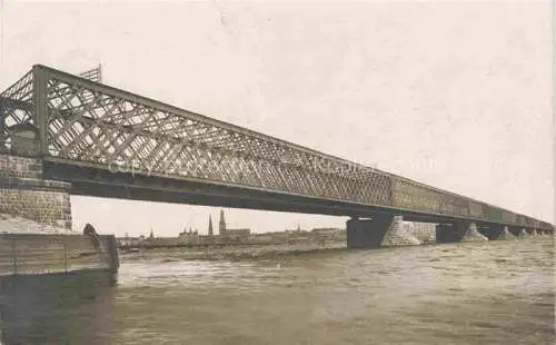 AK / Ansichtskarte  RIGA Latvia Die eiserne Bruecke