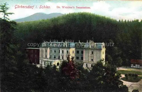 AK / Ansichtskarte  Goerbersdorf  Sokolowsko Schlesien PL Dr Weickers Sanatorium