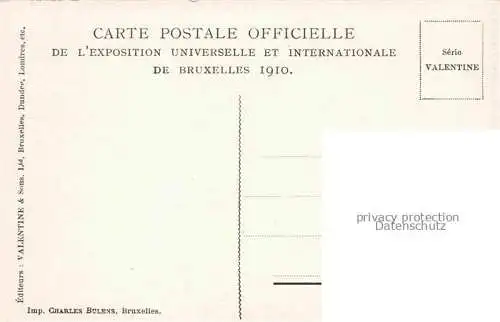 AK / Ansichtskarte  Exposition Bruxelles 1910 Facade des sections Etrangeres