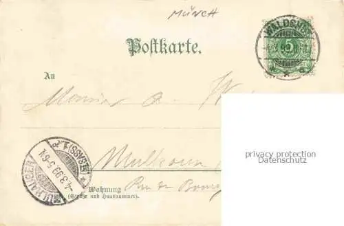 AK / Ansichtskarte  Muench C. Kuenstlerlitho Waldshut Ober Thor 