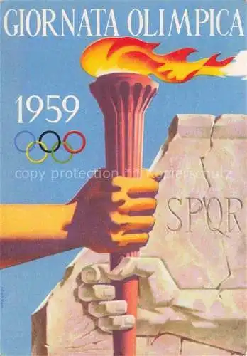 AK / Ansichtskarte  Olympia  Olympic Games Giornata  Giochi Della SPQR