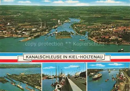 AK / Ansichtskarte  Holtenau Kiel Kanalschleuse