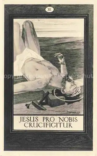 AK / Ansichtskarte  Jesus Christus Christentum Pro nobis Crucifigitur